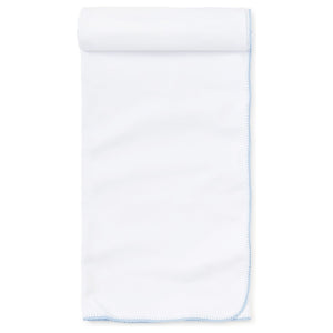 New Premier Basics Blanket-White/Blue