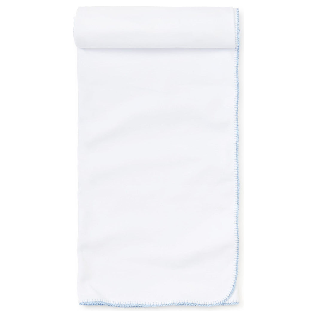 New Premier Basics Blanket-White/Blue