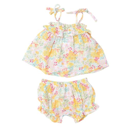 Spring Meadow Ruffle Top and Bloomer Set