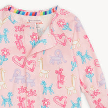 Load image into Gallery viewer, Pink Party Animals Modal Coverall
