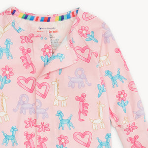Pink Party Animals Modal Coverall
