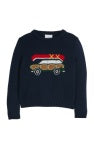 Wagoneer Intarsia Sweater- Navy