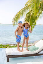 Load image into Gallery viewer, Ruehling Ruffle Bathing Suit- Here Fishy Fishy/ WAW
