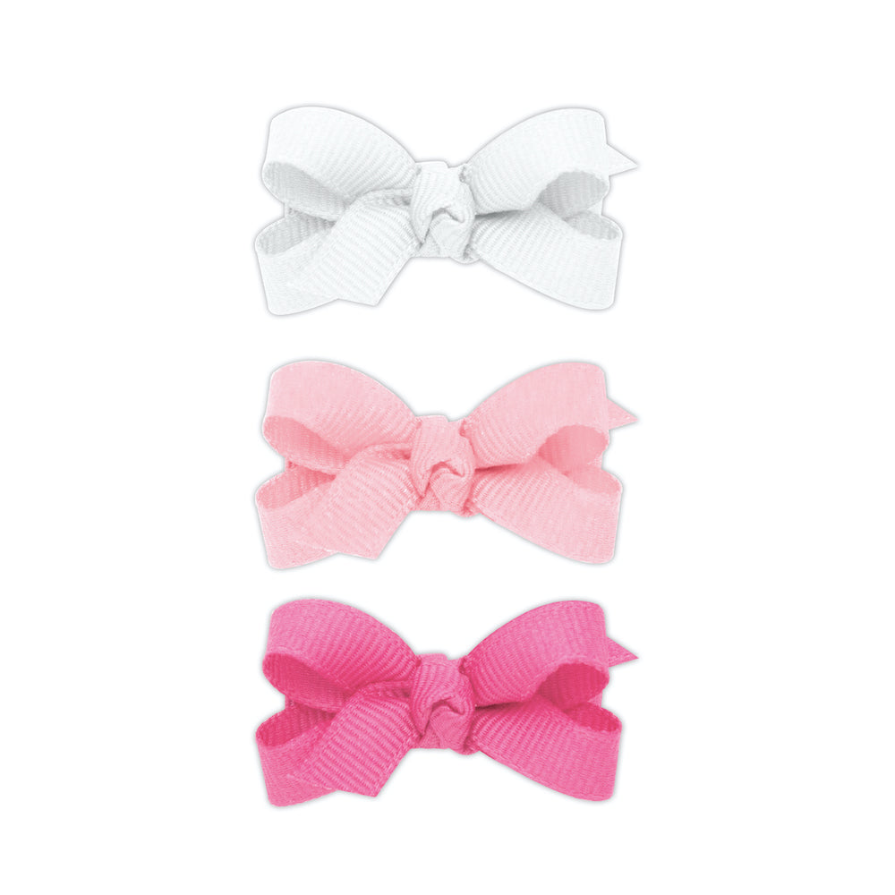 Baby Bows w/ Knot Wrap- 3 Pack