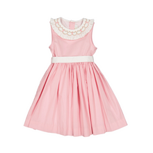 Load image into Gallery viewer, Peony Pink Smocked Collar Dress
