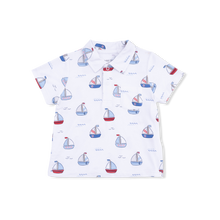 Load image into Gallery viewer, Bubbly Sailboat Polo Set

