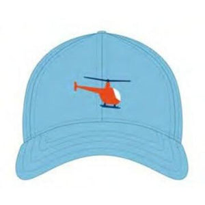 Helicopter on Faded Chambray Hat