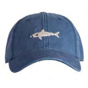 Great White Shark on Navy Hat