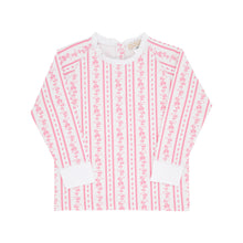Load image into Gallery viewer, Ruffle Cassidy Comfy Crewneck- French Country Coterie/Worth Avenue White
