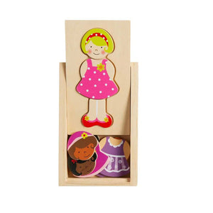 Girl Dress Up Wood Puzzle