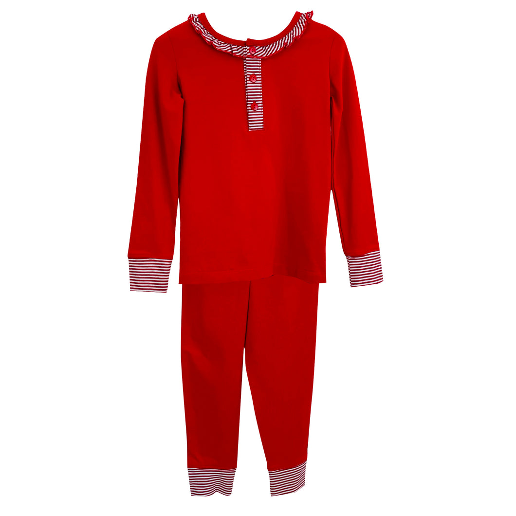 Red Girl’s Pajama Set