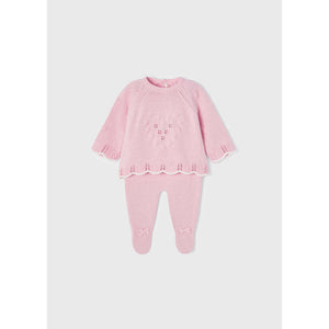 Knit Sweater Set- Pink