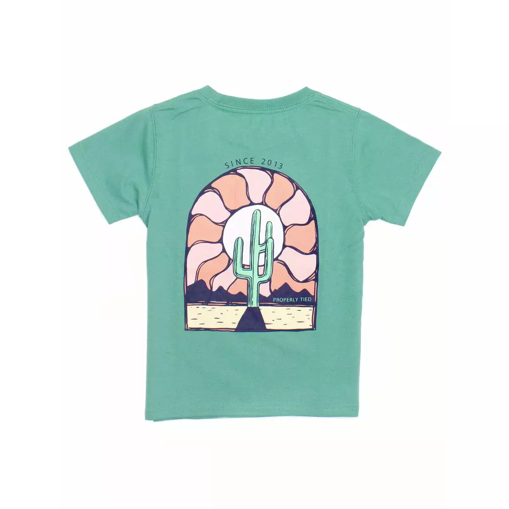 Desert Cactus SS Tee- Ivy
