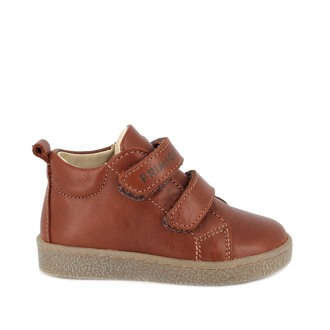 Boys Leather Shoe - Cognac