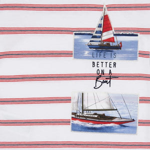 Sailboat & Stripe Shirt