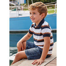 Load image into Gallery viewer, Stripes Polo in Navy
