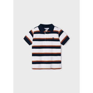 Stripes Polo in Navy