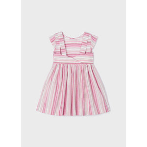 Stripes Dress in Hibiscus