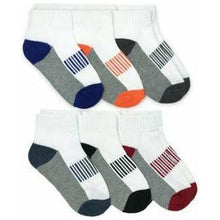Load image into Gallery viewer, Boys Sporty Half-Cushion Socks - Multi 6pk
