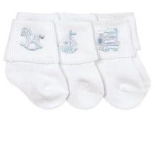 Load image into Gallery viewer, Boys Applique Socks - Blue
