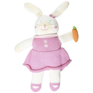 Girl Bunny Crochet Rattle