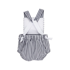 Seabrook Sunsuit- Nantucket Navy Stripe/ Worth Ave White