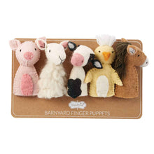 Load image into Gallery viewer, Farm Animal Finger Puppet Set

