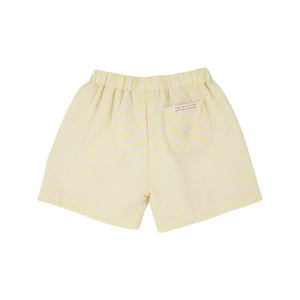 Shelton Shorts Seersucker- Seaside Sunny Yellow/ Worth Ave White