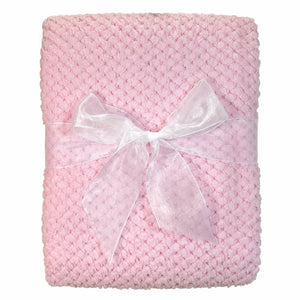 Fleece Blanket- Pink Corn