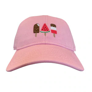Ice Cream Pops on Light Pink Hat