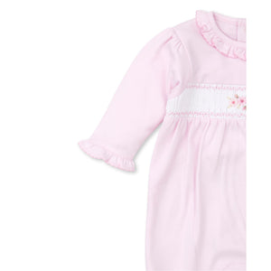 CLB Fall Medley Hand Smocked Footie-Pink