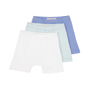 Theodore's Underthings Set- Park City Periwinkle/Worth Ave White/BHB