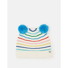 Load image into Gallery viewer, Pom Pom Knitted Hat - Wilding Multi Stripe
