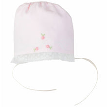 Load image into Gallery viewer, Vintage Bow &amp; Lace Bonnet
