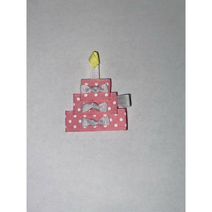 Birthday Cake Hair Clip