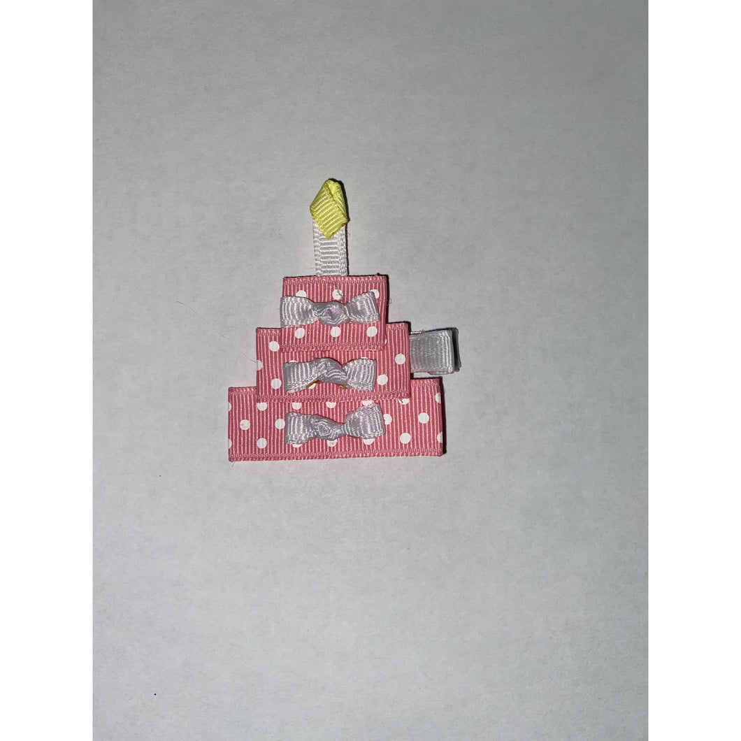 Birthday Cake Hair Clip