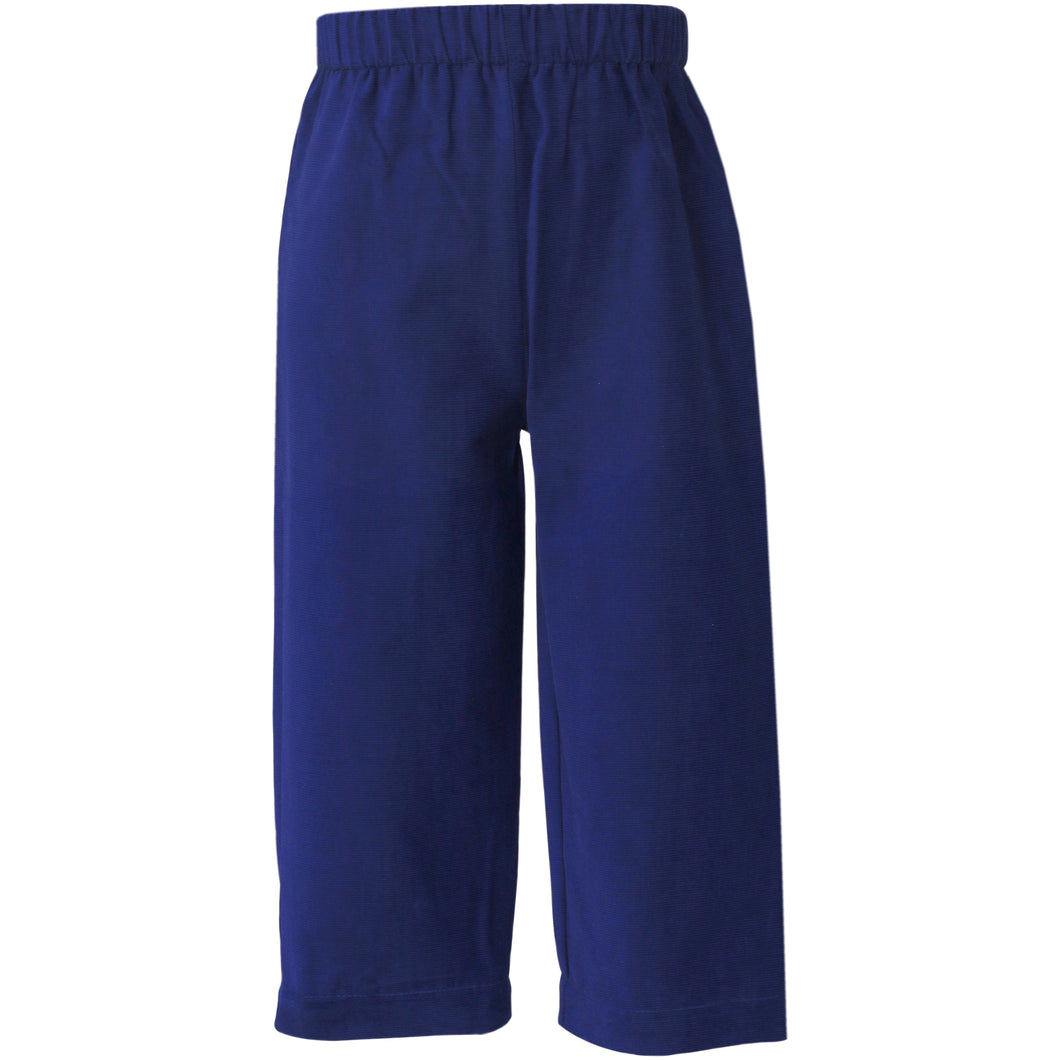 Corduroy Pull-on Pant - Navy Blue