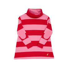 Load image into Gallery viewer, Tenley Tunic- Hamptons Hot Pink/ Richmond Red Stripe/ Gold
