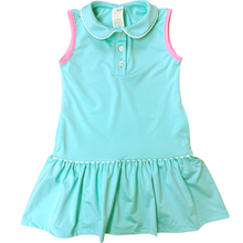 Load image into Gallery viewer, Darla Dress- Turquoise/ Pink

