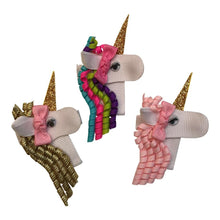 Load image into Gallery viewer, Curly Unicorn Hair Clip
