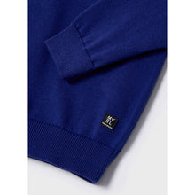 Load image into Gallery viewer, Basic Cotton Crewneck Sweater - Cobalt

