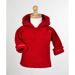 Widgeon Hooded Fleece Jacket-Red