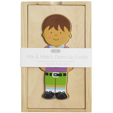 Load image into Gallery viewer, Boy Dress Up Wood Puzzle

