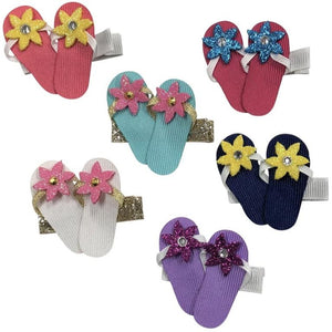 Flip Flops Glitter Hair Clip