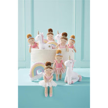 Load image into Gallery viewer, Brunette Princess Knit Rattle
