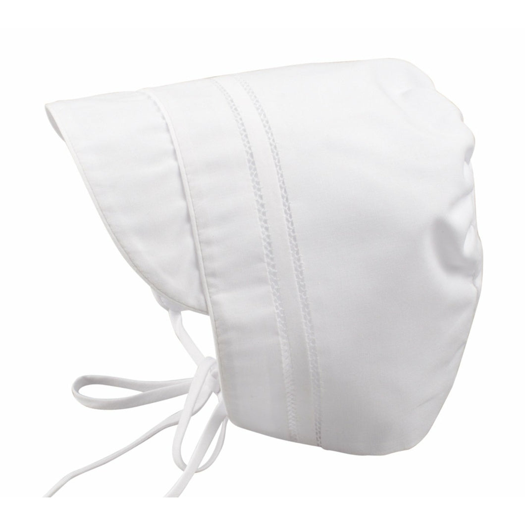 Boys White Bonnet