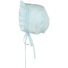 Load image into Gallery viewer, Heirloom Float Dress (w/ Bonnet &amp; Diaper Cover)- Blue

