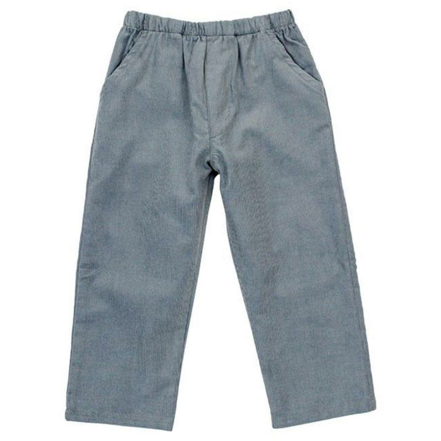 Grey Cord Elastic Pants