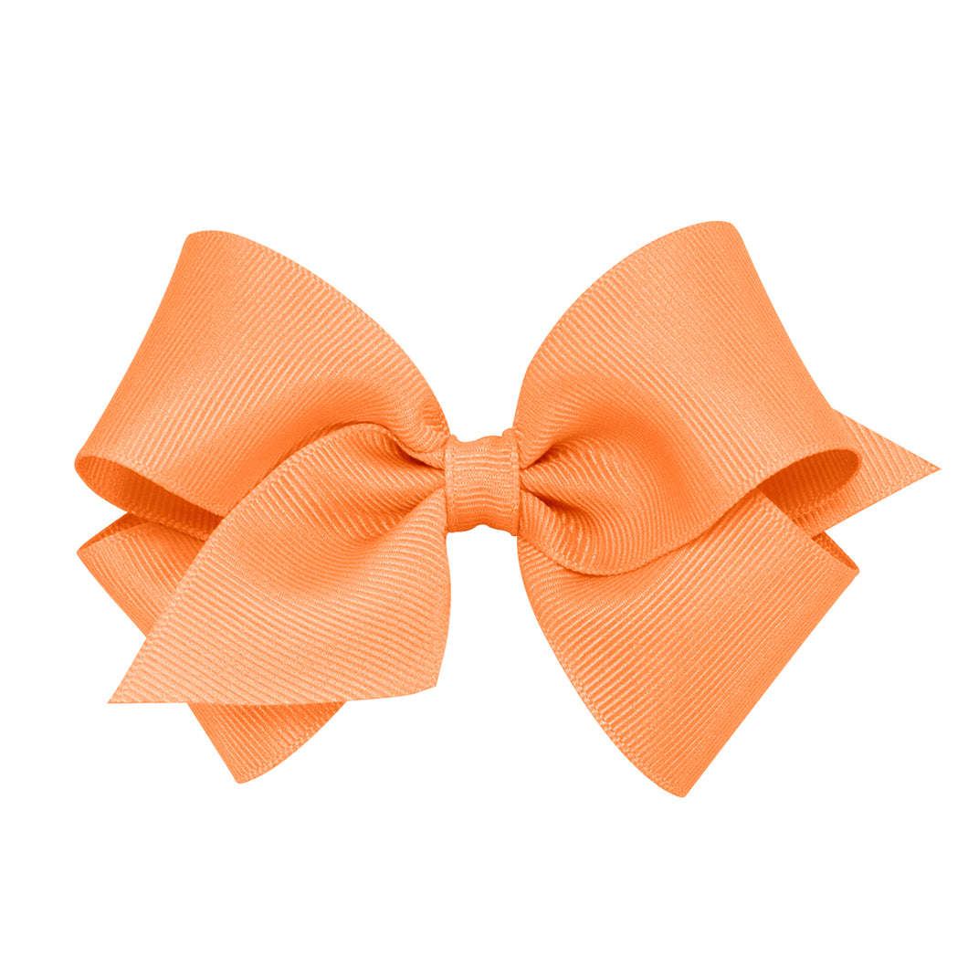 Apricot Classic Grosgrain Hair Bow