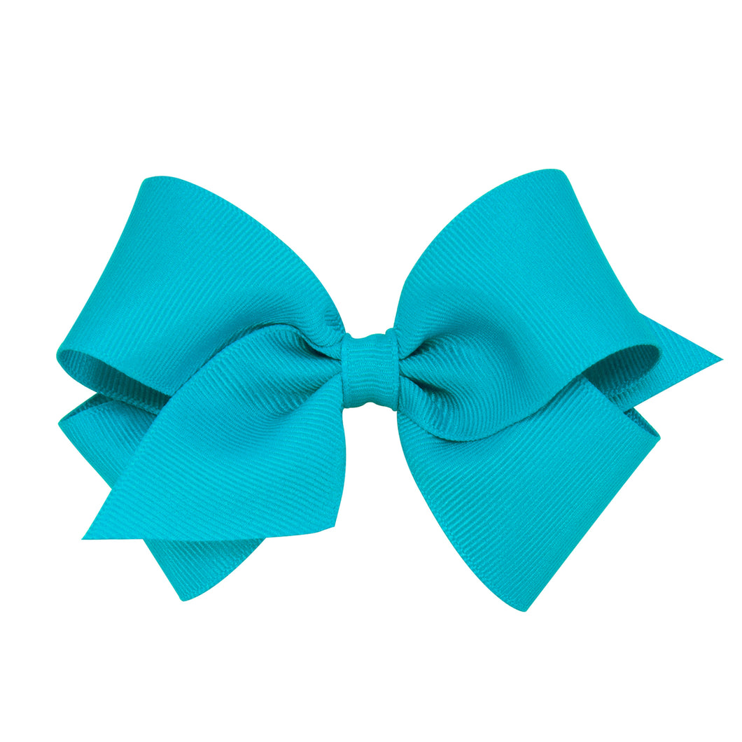 New Turquoise Classic Grosgrain Hair Bow